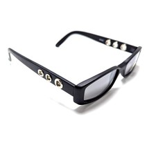Retro Y2K Gray UV400 Lens Classic Chic Black Rectangle Unisex Fashion Sunglasses