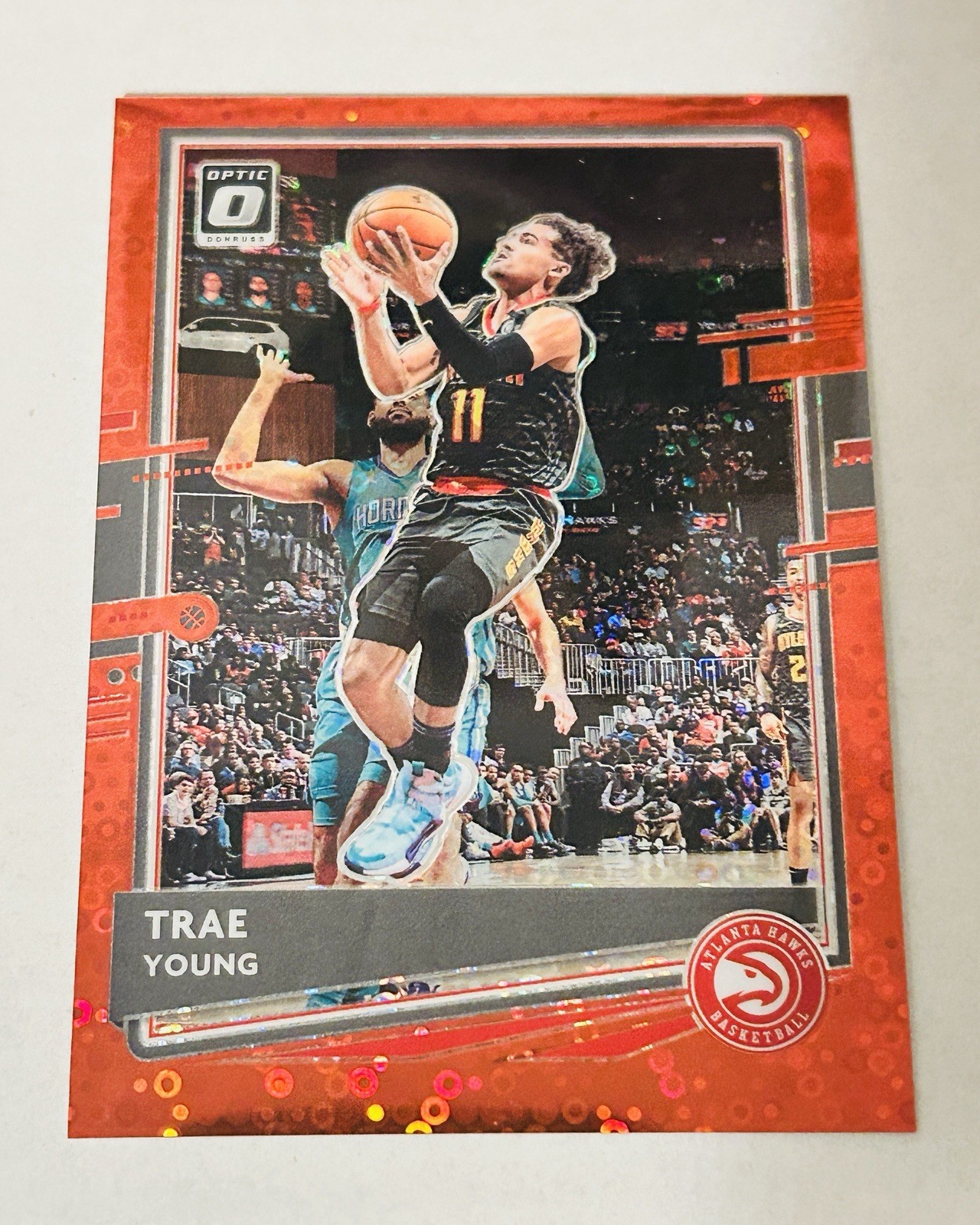 2020-21 Panini Donruss Optic Fast Break Red Trae Young 1/85 #2