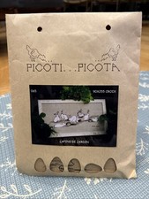 Garden Rabbit Cross Stitch Kit From Picoti Picota
