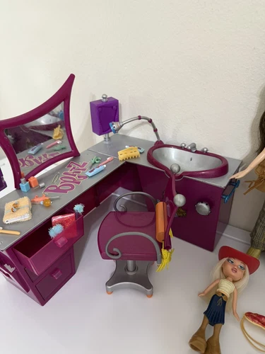 Bratz Stylin’ Hair Studio Salon Rock Angelz Yasmin Jade Girls Nite Out Dana Lot - Imagen 5 de 13