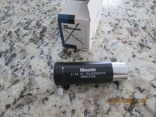 Meade telescope 134 2X Telenegative Amplifier Barlow Lens .965"