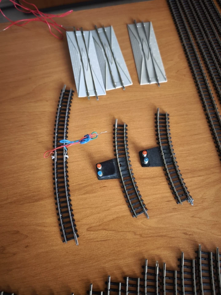 Important Lot de Rails TRIX échelle N 1/160è 9mm. - Photo 2/4