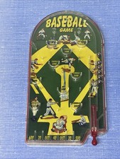 Schylling Baseball Game 2007 Tin Pinball Handheld Game Retro