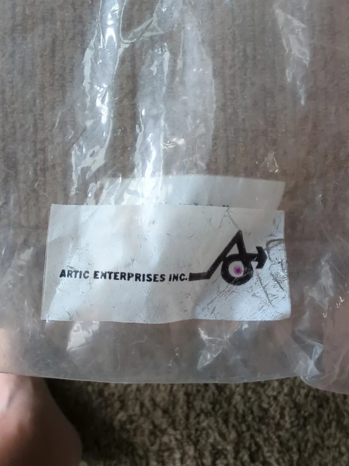 Mitones para moto de nieve vintage L cuero Arctic Cat N.O.S. Raro Foto 3 de 4