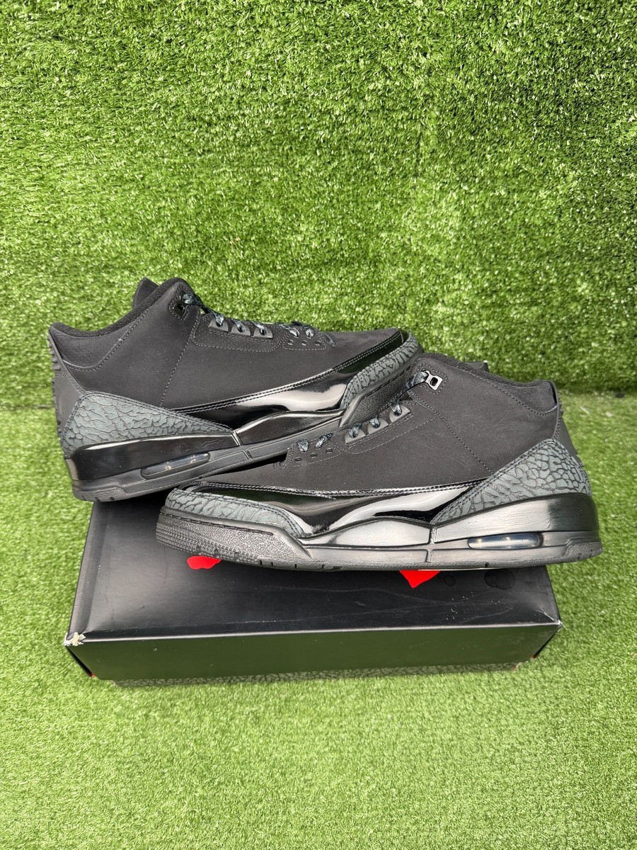 新品未使用　jordan brand air jordan 3 retro black Size 12 - Air Jordan 3 Retro 2025 Black Cat | eBay