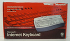 Microsoft Internet Keyboard PS2 Wired Hot Keys - New - Sealed -