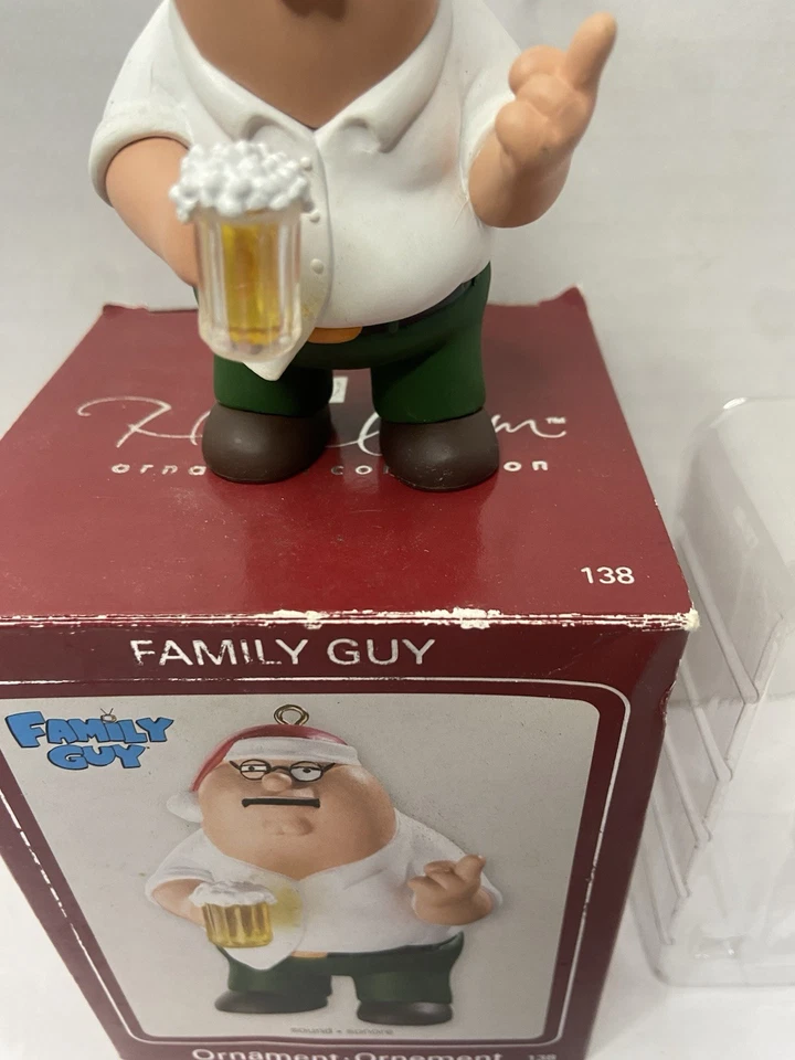 RARE Family Guy Peter Griffen American Greetings Heirloom ornament 138 2009 READ - Image 3 of 4