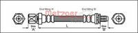 Bremsschlauch Metzger Autoteile 4114730 FüR Vectra Cc Opel Saab T92 YS3D Astra 2