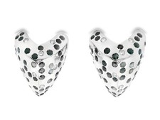 18KW Cantamessa 2000s Sapphire Diamond Earrings