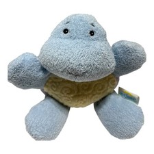 Eden Scented Sherbets Blue Turtle Plush Rattle Stuffed Animal Yellow Purple