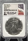 2021 American Silver Eagle NGC MS70 Eagle Landing T2 Early Release & Signed