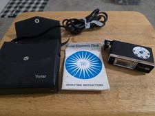 Vintage Vivitar 151 flash w/ Case  Power Cord Tested