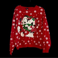 Disney Mickey and Minnie Christmas Sweatshirt. Size XXL