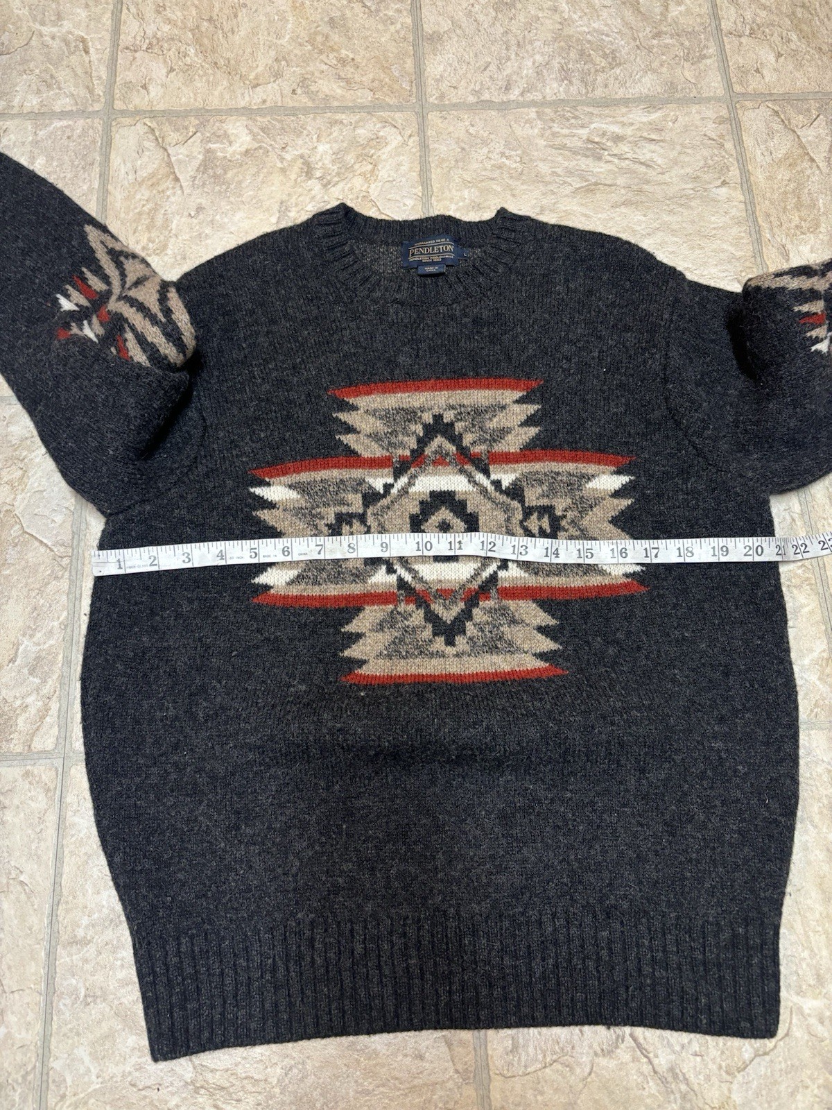 Pendleton Rock Point Gio Men’s Large Shetland Woo… - image 7