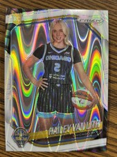 2025 Panini Prizm WNBA White Seismic Prizm Hailey Van Lith #139 Rookie Variation