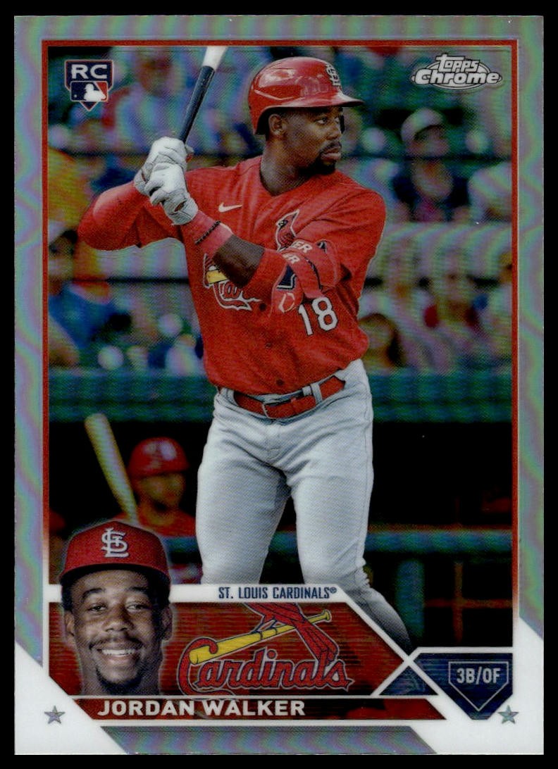 2023 Topps Chrome #209 Jordan Walker Refractor