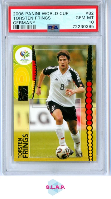 TORSTEN FRINGS PANINI 82 2006 WORLD CUP GERMANY ENGLISH PSA 10