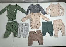 Cloud Island Bundle of Baby Clothes Pants Carter  s Gerber Size Newborn Read