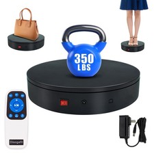 360 Rotating Platform, 12.6 Inch /32cm Motorized Electric Turntable, 350lbs C...