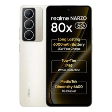 realme NARZO 80x 5G (Sunlit Gold,8GB+128GB) | | Dimensity 6400 5G Chipset |