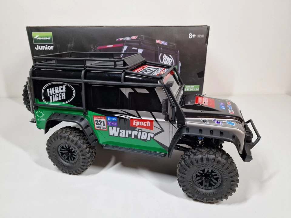 Amewi 22590 Dirt Climbing Fierce Tiger SUV Rc Crawler Scaler 4WD 1:10 RTR MANGEL - Bild 2 von 4