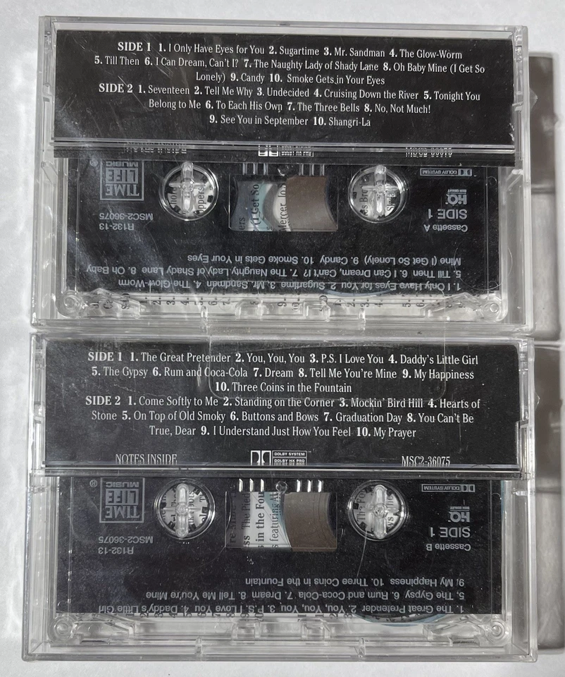 Time Life Golden Groups of Your Hit Parade (2-Cassette Set A & B, 1997) 50s, 60s - Image 2 of 4