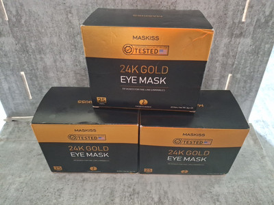 Under Eye Patches 24 K Gold Eye Mask Collagen Eye Pads Anti Dark Circle 25 pairs