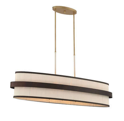 Minka-Lavery3687-886 Island Light/Painted Legacy BrassW/Dark Bronze *NEW*