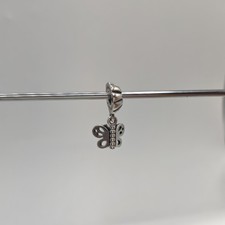 Genuine Pandora Dangle Butterfly Friends Forever Charm ALE 925 790531