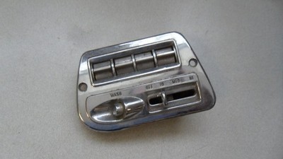 59-65 Cadillac Master Power Window Switch Wiper Button Used OEM Chrome 02FA2 IL