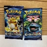 2x Pokemon Tcg Evolutions Booster Packs 2016 XY Factory Sealed (d)