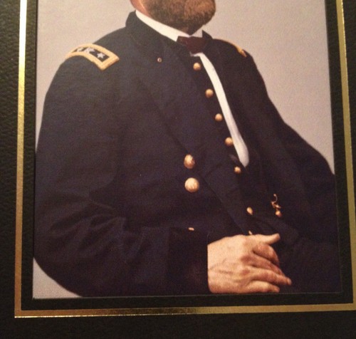 Colorized Image of Civil War Union General Ulysses S. Grant with Holder - Picture 3 of 3