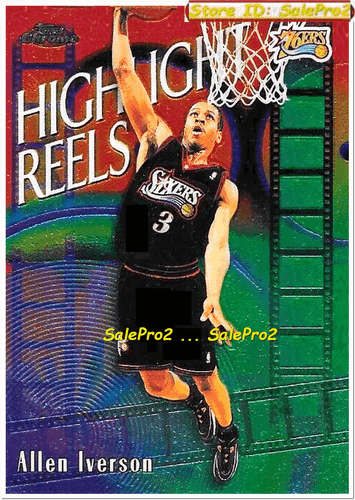 100++ ALLEN IVERSON NBA SINGLES ROOKIE INSERT GAME JERSEY SET LOT YOU PICK LIST - Picture 34 of 66