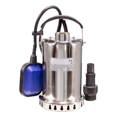 POMPA SOMMERSA PER ACQUE CHIARE PULITE IMMERSIONE INOX ELETTROPOMPA SOMMERGIBILE - Bild 1 von 4