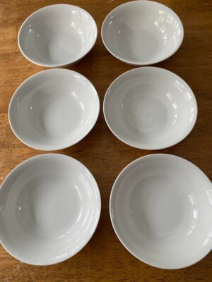 Set of 6 - Maxwell & Williams White Basics 6-inch Cereal Bowls