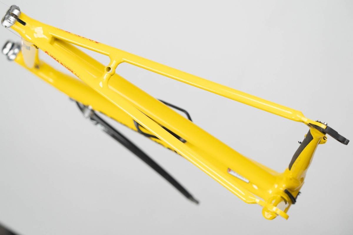 CANNONDALE CAAD3 YELLOW ALUMINIUM FRAME VINTAGE ROAD RACING BIKE