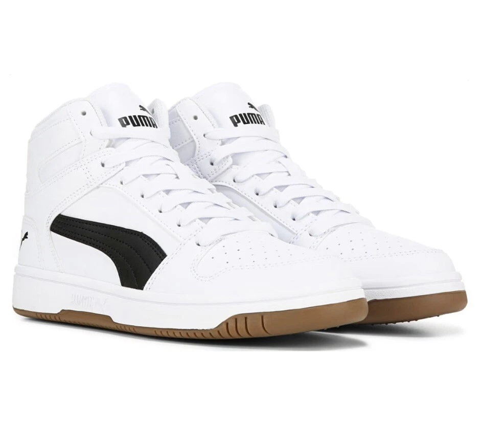 Puma Rebound Layup High Mens Sneakers Shoes Casual White Size 11.5