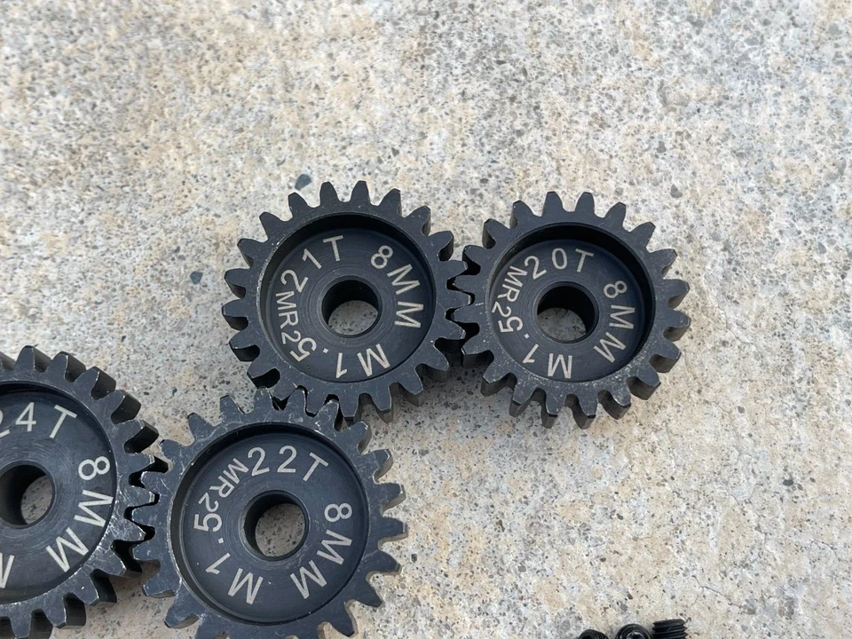 8mm Mod 1.5 Pinion Gears 20 21 22 24T  SPEED GEARS RATED TO 200+ MPH!! - Image 2 of 2
