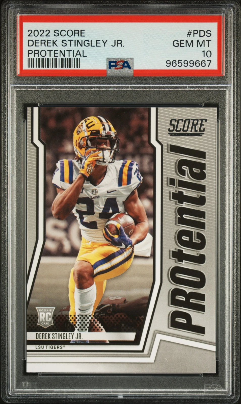 Derek Stingley Jr. Panini Score Protential #PDS Base