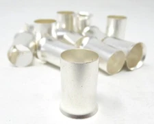 Sky High Car Audio 10 PK 2/0 Gauge Uninsulated Wire Ferrules Crimp Ferrules