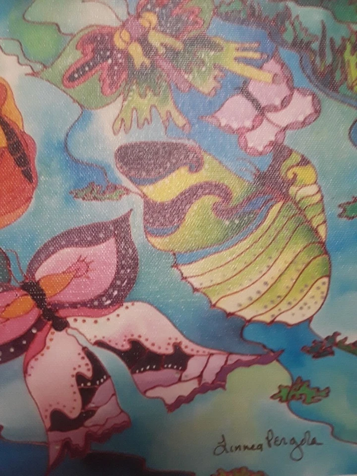 Linnea Pergola - 蝴蝶湾 II,限量版 Giclee 帆布 带真品证明 — 第 2/4 张图片