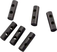 6x Drilled Ferrocerium Rod Flint Fire Starter Survival Bracelet toggle Gear Kits