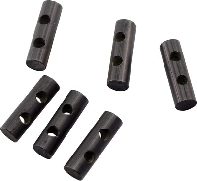 6x Drilled Ferrocerium Rod Flint Fire Starter Survival Bracelet toggle Gear Kits