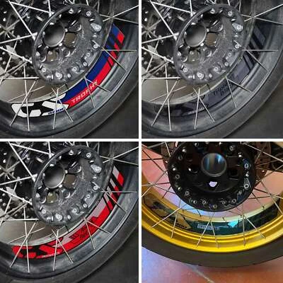 LABELBIKE Adesivi Gel 3D Interno Cerchi moto compatibile con BMW R 1300GS Adventure