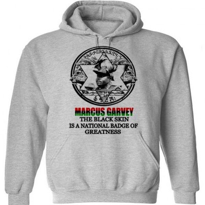 Black History Month Hoodie, Marcus Garvey, Malcolm X, Martin L King