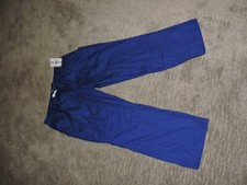 FUNDAMENTALS Scrubs by White Swan Royal Blue Scrub Pants SZ 2XL NWT poly/cotton