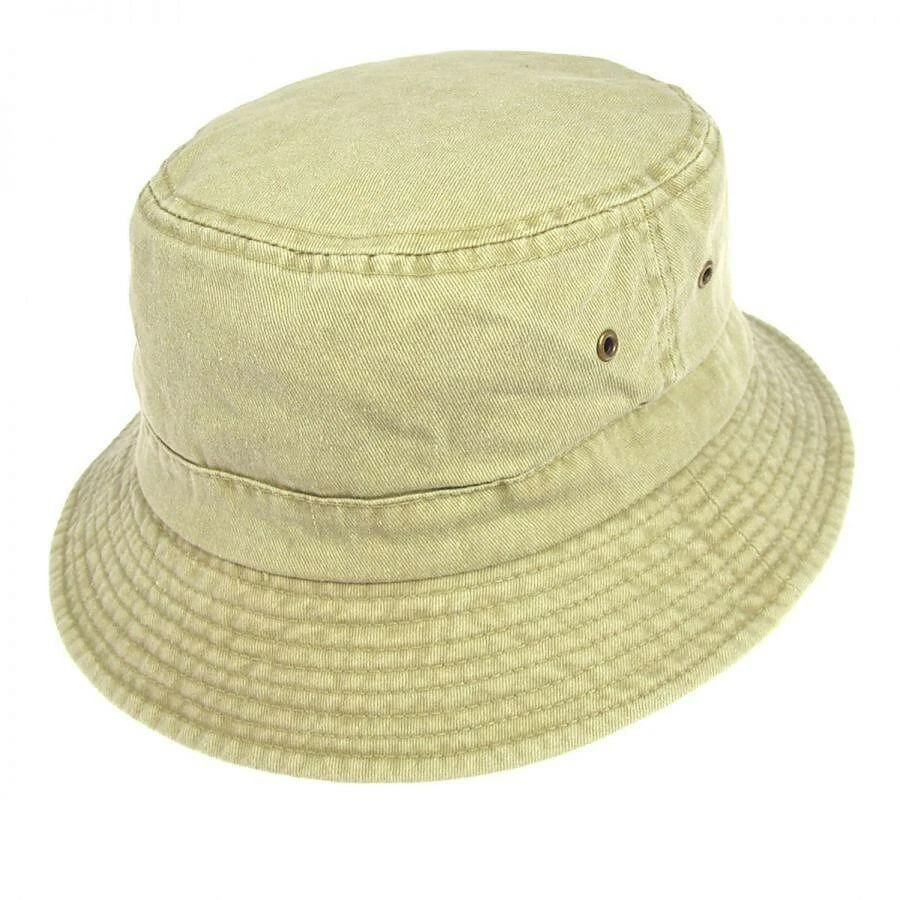 Village Hat Shop VHS Cotton Bucket Hat - Khaki