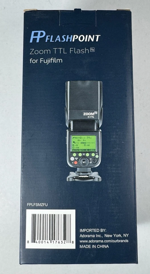 Flashpoint FPLFSMZFU Zoom R2 Manual Flash Integrated R2 Radio Transceiver  FUJI - Image 2 of 4