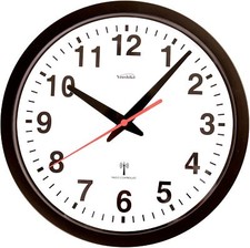 Radio Control Wall Clock  Official UK & Ireland Version  25cm / 10-Inch Youshiko