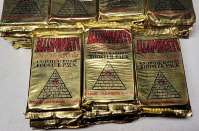 ILLUMINATI  Booster Pack Unlimited Edition New World Order SEALED INWO each pack